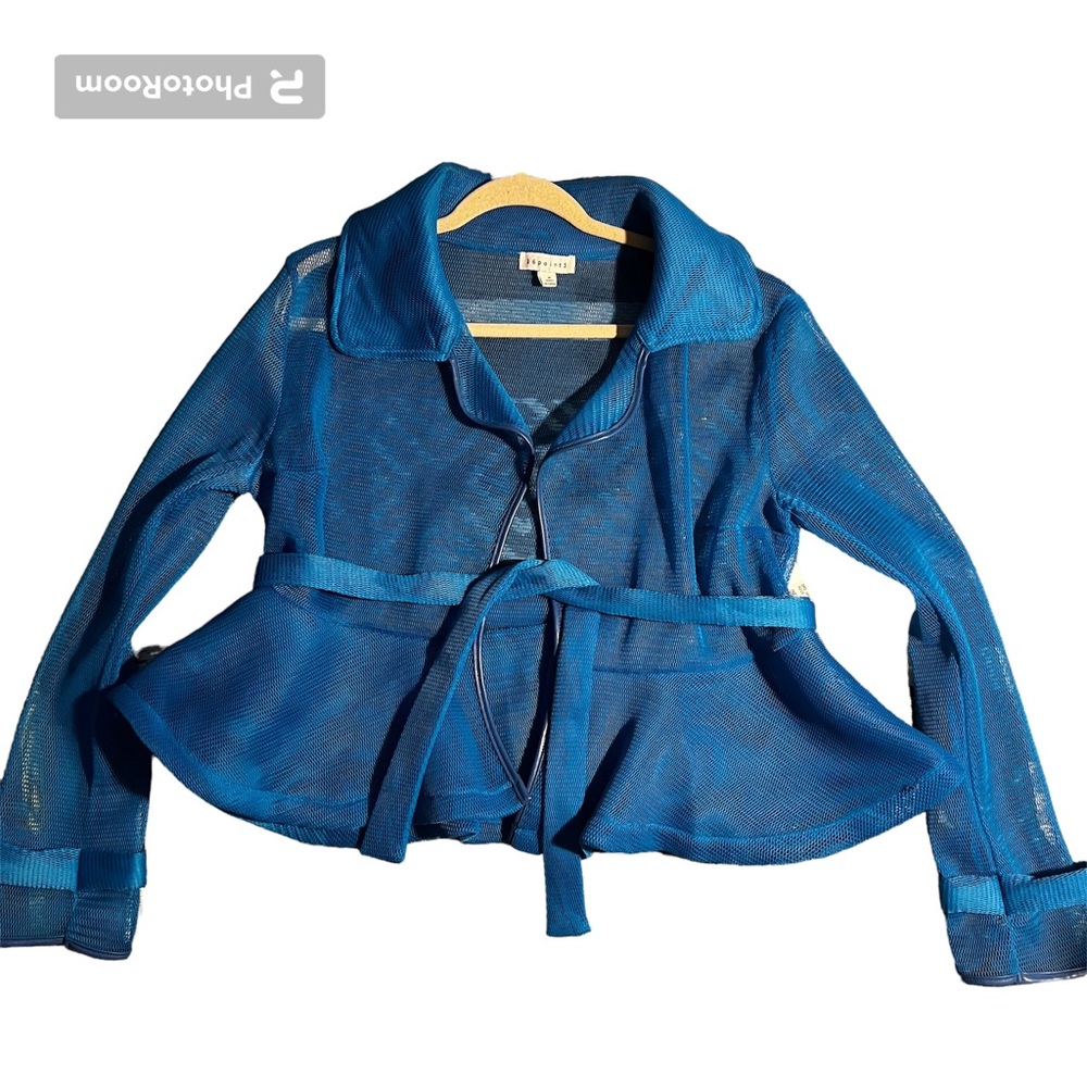 NWT | 36Point5 | Blue Mesh Jacket